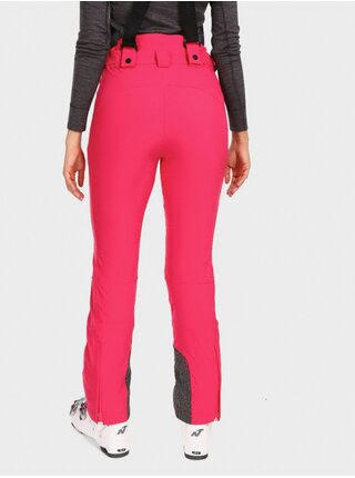 Tmavo ružové dámske softshellové lyžiarske nohavice Kilpi RHEA