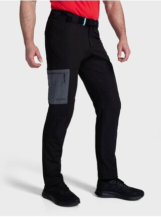 Čierne pánske outdoorové nohavice Kilpi LIGNE