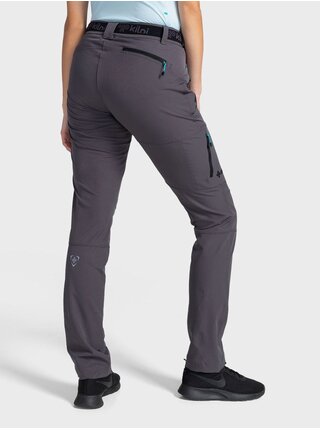 Tmavě šedé dámské outdoorové kalhoty Kilpi BELVELA