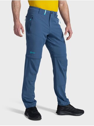 Modré pánské outdoorové kalhoty Kilpi HOSIO