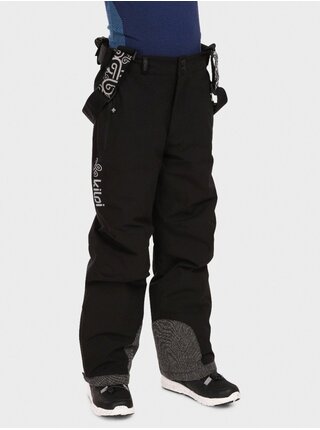 Černé klučičí lyžařské kalhoty KILPI MIMAS