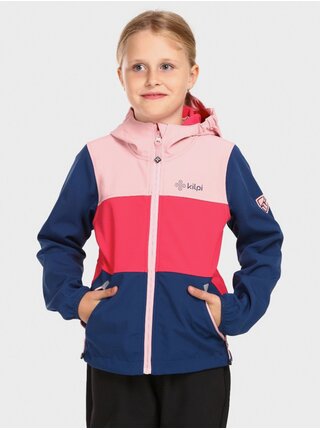 Modro-růžová holčičí softshellová bunda Kilpi RAVIA
