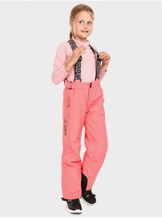 Růžové holčičí lyžařské kalhoty Kilpi GABONE