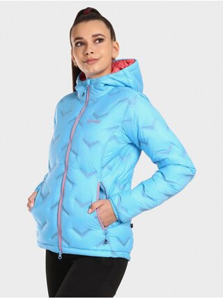 Svetlomodrá dámska zimná športová bunda Kilpi ALBERTA
