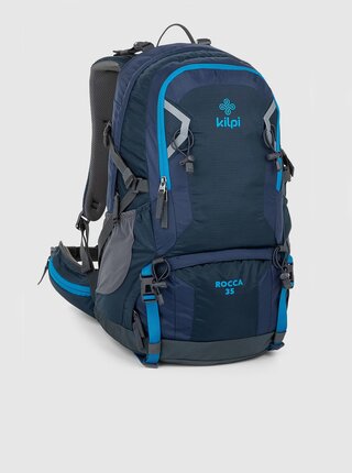 Tmavě modrý unisex sportovní batoh Kilpi ROCCA (35 l)