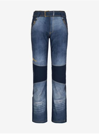 Modré dámské softshellové lyžařské kalhoty Kilpi JEANSO