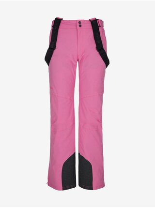 Růžové dámské lyžařské kalhoty Kilpi ELARE