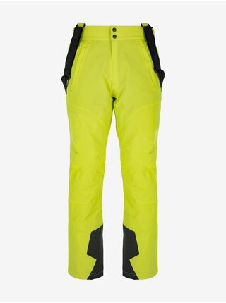 Neonově zelené pánské lyžařské kalhoty Kilpi MIMAS