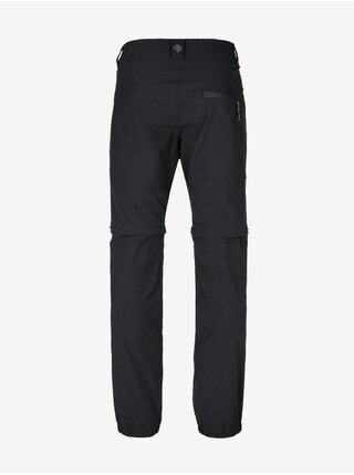 Čierne pánske technické outdoorové nohavice Kilpi HOSIO