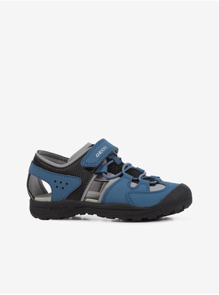 Tmavě modré klučičí outdoorové sandály Geox Vaniett