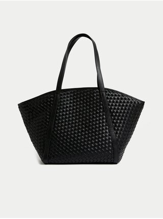 Černá nákupní taška Marks & Spencer 