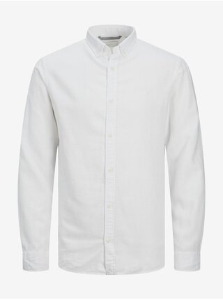 Biela pánska košeľa Jack & Jones Maze