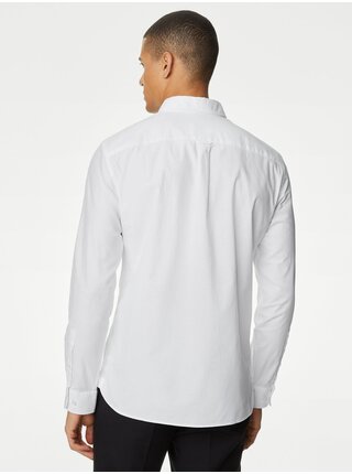 Bílá pánská košile Marks & Spencer Oxford 