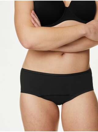 Sada tří dámských menstruačních kalhotek s vysokou savostí v černé barvě Marks & Spencer 