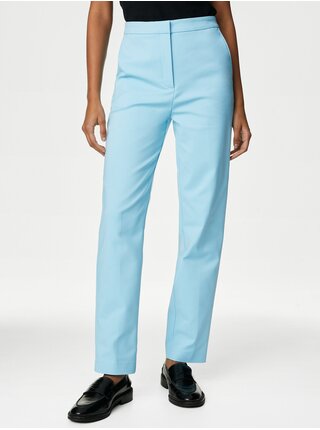 Světle modré dámské kalhoty Marks & Spencer 