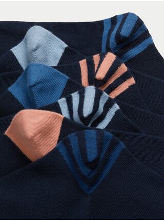 Sada sedmi párů pánských ponožek Cool & Fresh™ v tmavě modré barvě Marks & Spencer 