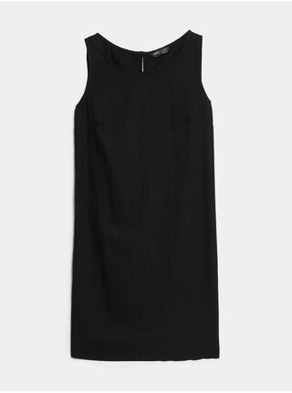 Čierne dámske ľanové šaty Marks & Spencer
