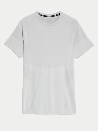 Světle šedé pánské sportovní tričko Marks & Spencer 