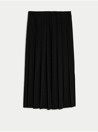 Černá dámská sukně s rozparkem Marks & Spencer     