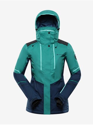 Zelená dámská lyžařská bunda s membránou PTX ALPINE PRO Zariba