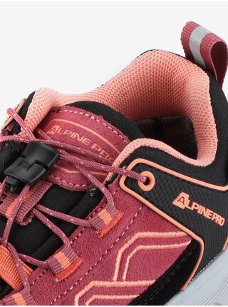 Ružové dievčenskú outdoorové topánky s membránou PTX ALPINE PRE Molleho