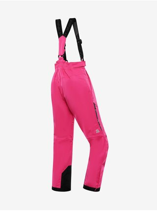 Tmavě růžové holčičí lyžařské kalhoty s membránou ptx ALPINE PRO Osago