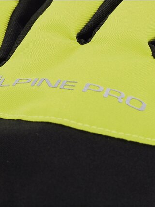Zeleno-černé dětské rukavice s membránou PTX ALPINE PRO Lordo