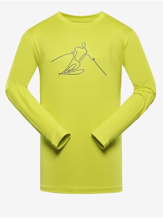 Žluté pánské funkční tričko ALPINE PRO Lous 