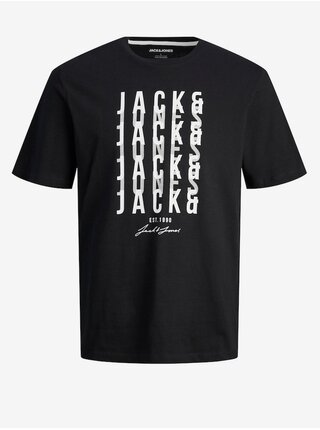 Černé pánské tričko Jack & Jones Delvin