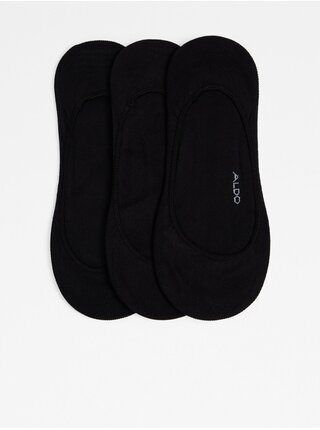 Sada troch párov dámskych nízkych ponožiek v čiernej farbe ALDO Sisk 