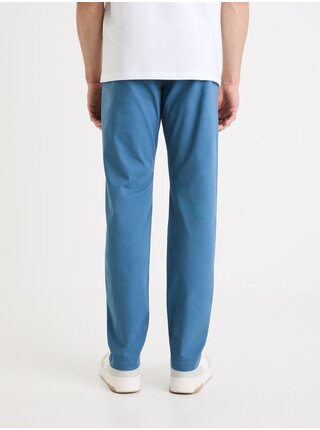 Modré pánské chino kalhoty Celio Tocharles 