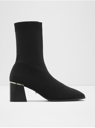 Čierne dámske členkové topánky ALDO Larrgodia