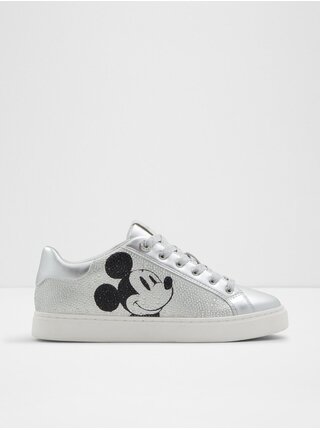 Dámské tenisky s motivem Mickey Mouse ve stříbrné barvě ALDO 