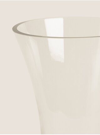 Transparentní skleněná váza Marks & Spencer 
