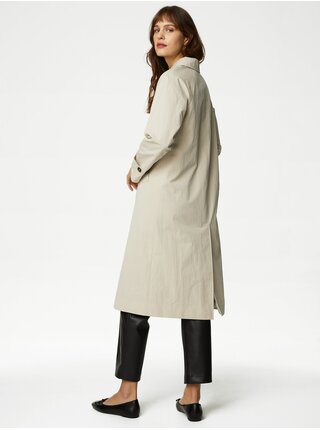 Béžový dámsky ľahký kabát Marks & Spencer Stormwear™