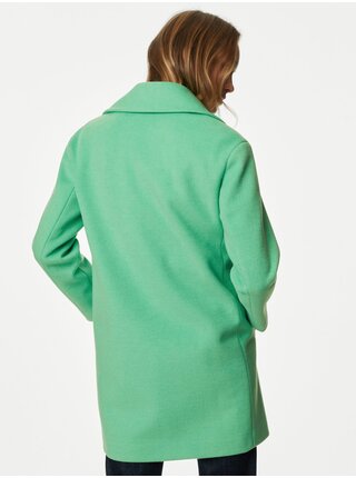 Zelený dámsky kabát Marks & Spencer