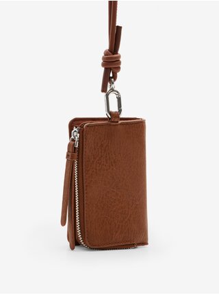 Hnedá dámska peňaženka na krk Desigual Emma 2.0 Mini