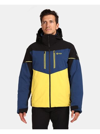 Žltá-modrá pánska lyžiarska bunda Kilpi TONNSI-M