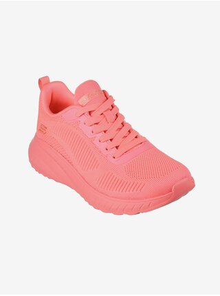 Oranžové dámské tenisky Skechers BOBS Squad Chaos - Color Rythms