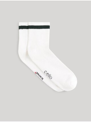 Biele pánske ponožky Celio Gihalf