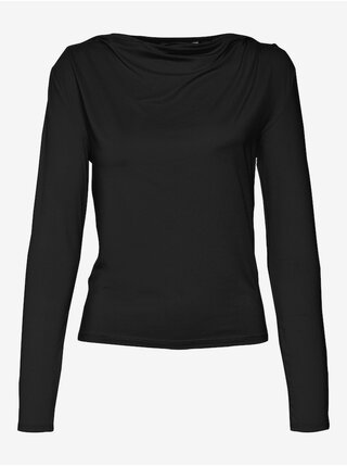 Čierne dámske tričko Vero Moda Carol