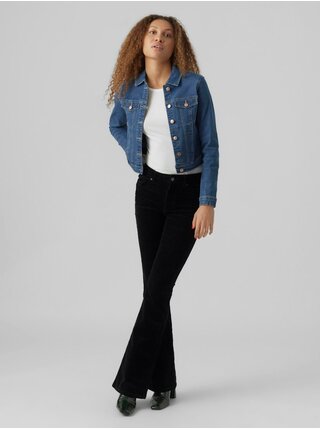 Tmavomodrá dámska džínsová bunda Vero Moda Luna