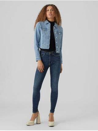 Svetlomodrá dámska džínsová bunda Vero Moda Luna