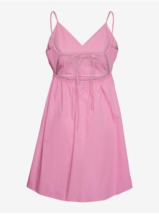 Růžové dámské šaty Vero Moda Charlotte