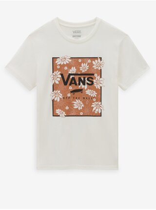 Krémové dámske tričko VANS Tropic Fill Floral