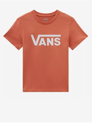 Oranžové dámske tričko VANS Flying V