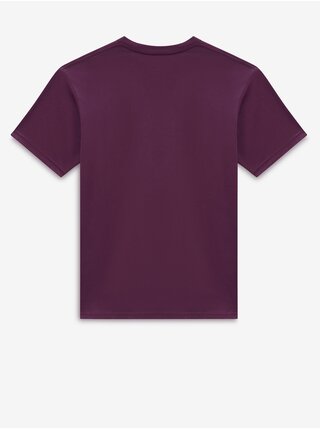 Tmavo fialové pánske tričko VANS Left Chest Logo II
