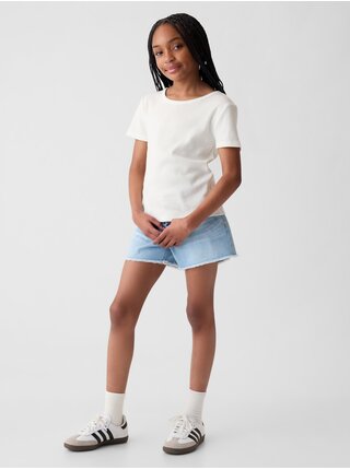 Biele dievčenské tričko GAP