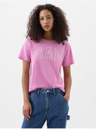 Růžové dámské tričko GAP