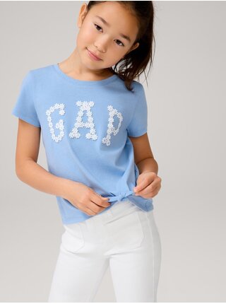 Modré dievčenské tričko GAP